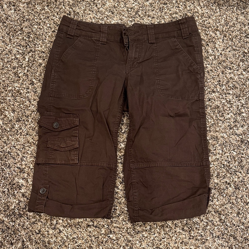 Calvin Klein Dark Brown Women's Cargo Shorts